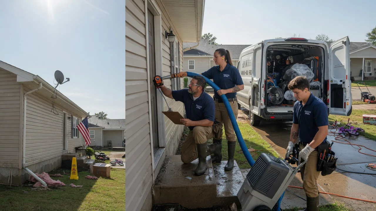 Ceiling Water Damage Restoration in Lancaster, MN near me